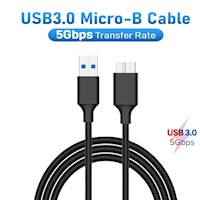 Cable USB 3,0 macho A Micro B -disco duro externo Hdd